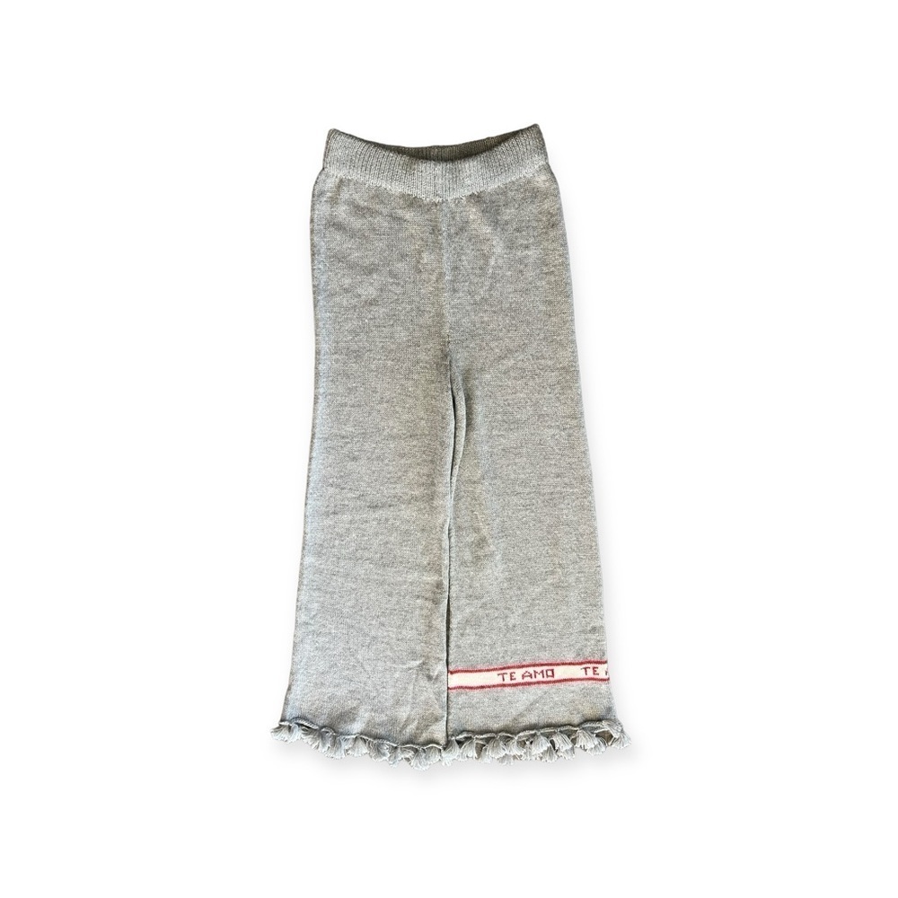 Solo Six pants gray casual fray medium new nwt